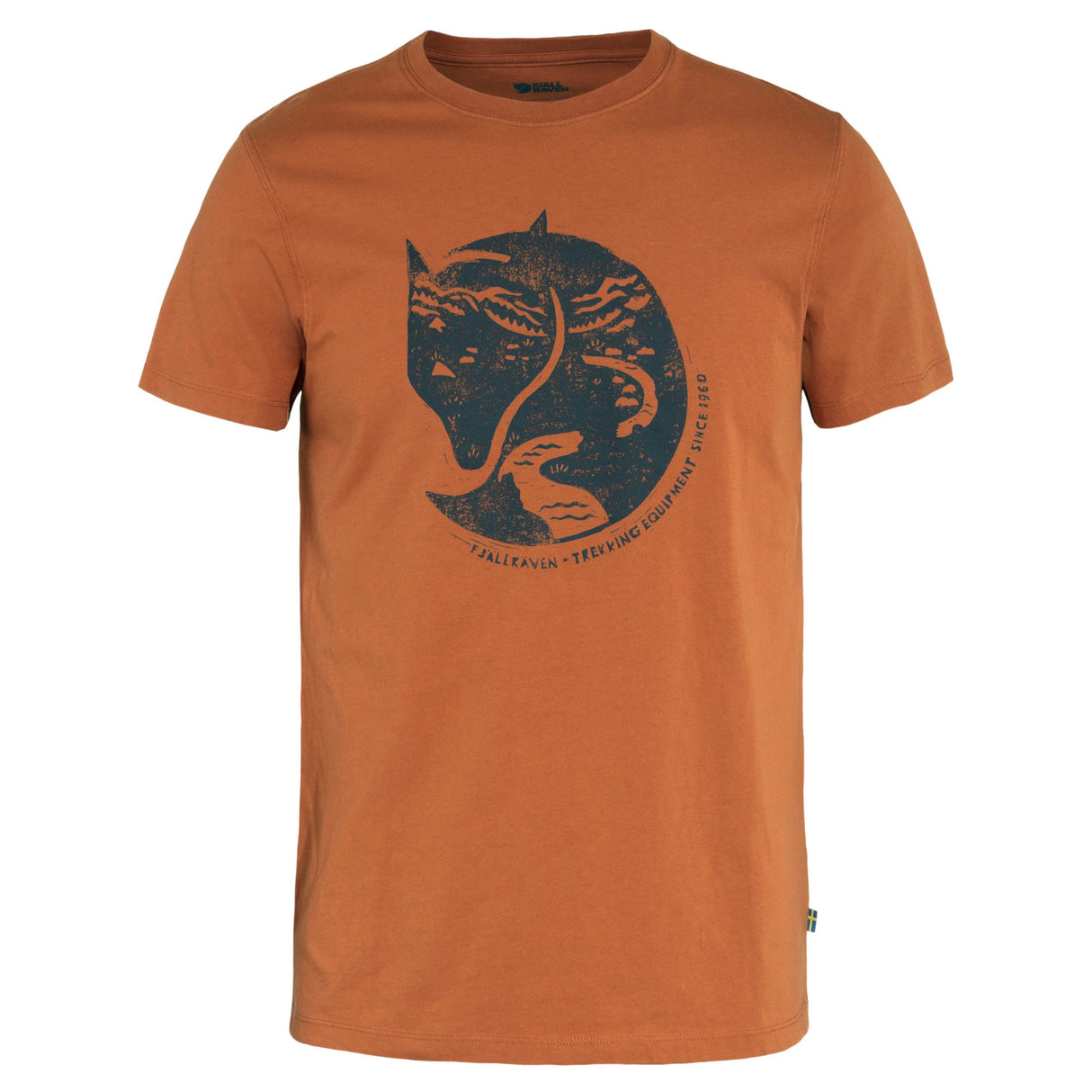 Fjällräven Arctic Fox T-Shirt - Herre - Terracotta Brown