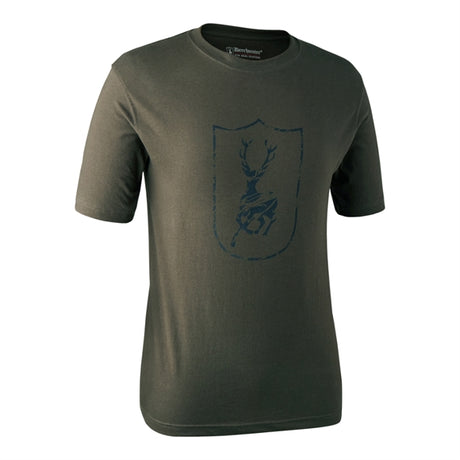 Deerhunter Logo T-Shirt K/Æ - Herre - Bark Green