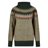 Dubarry Devlin Fair Isle pattern sweater - Dame - Olive Multi