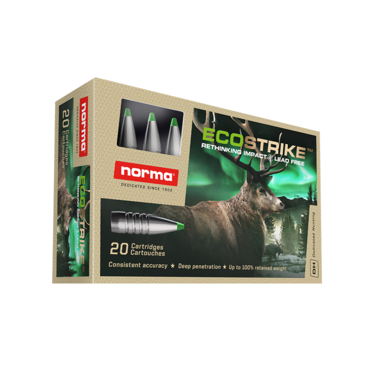 Norma Ecostrike Riffelpatroner - Kal. 6,5 Creedmoor