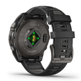 Garmin Fenix 8 Sapphire Smartwatch - AMOLED - 47 mm - Carbon Grey Titanium/Black/Pebble Grey