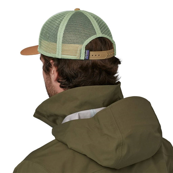 Patagonia Fitz Roy Trout Trucker Kasket - White w/ Classic Tan - One Size