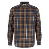 Fjällräven Fjällglim Regular Skjorte - Herre - Wood Brown/Black Oak