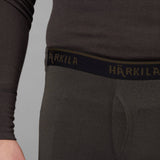 Härkila Base All Season side zip long johns - Herre undertøj - Shadow brown