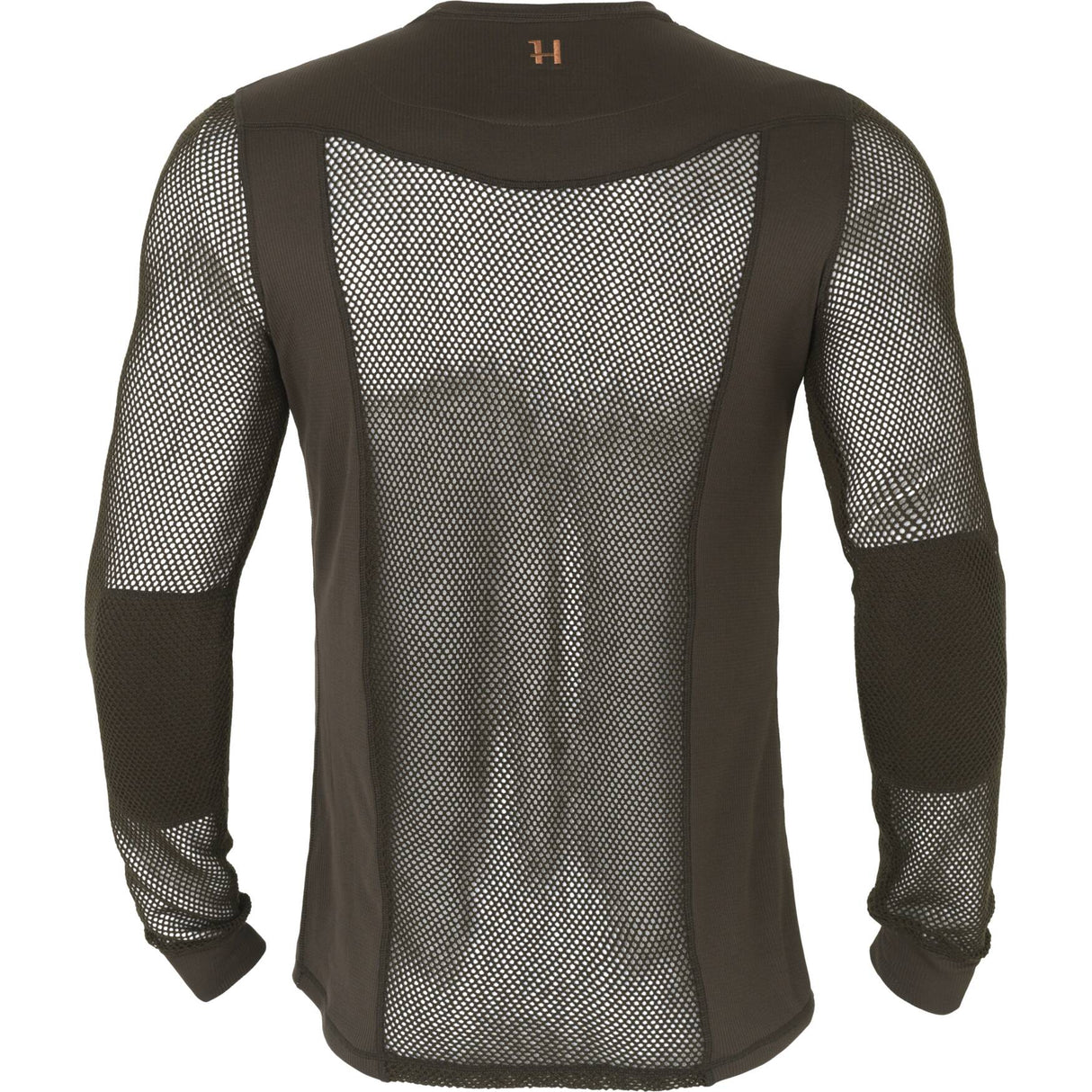 Härkila Base Mesh crew neck - Herre undertrøje - Shadow brown