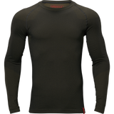 Härkila Base active L/S rund hals - Herre - Dark willow green