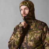 Härkila Deer Stalker camo fleece hoodie - Herre - AXIS MSP®Forest green