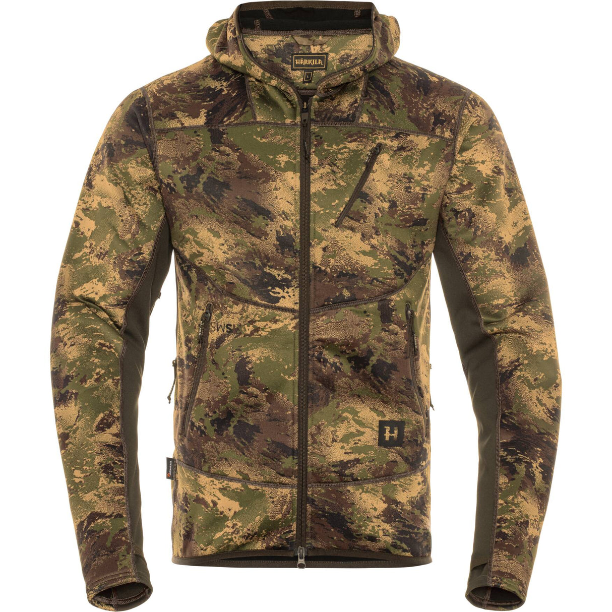 Härkila Deer Stalker camo fleece hoodie - Herre - AXIS MSP®Forest green