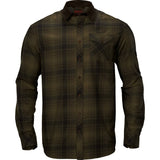 Härkila Driven Hunt flannel skjorte - Herre - Olive green check