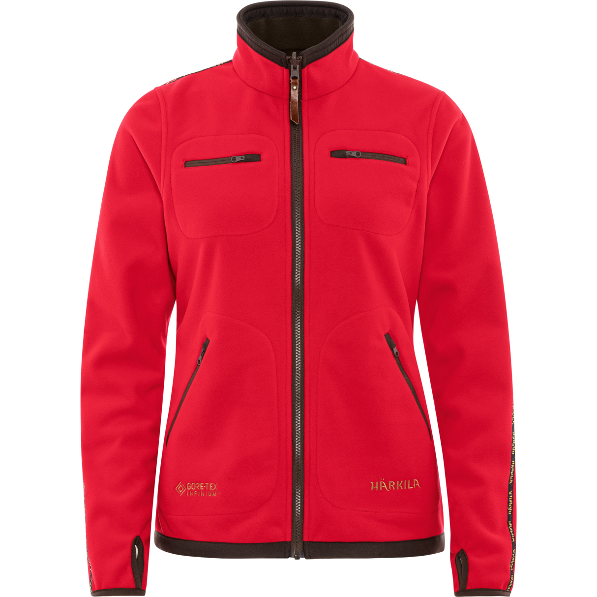 Härkila Kamko Lady fleece - Dame - Brown/Red