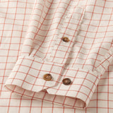 Härkila Stenstorp skjorte - Herre - Burnt orange check/ Button-under