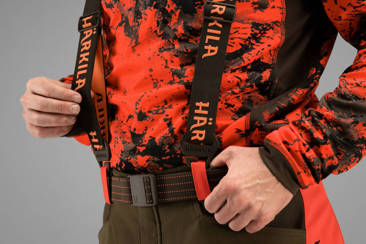 Härkila Wildboar Pro Tech livrem - Unisex - Brown/Orange blaze