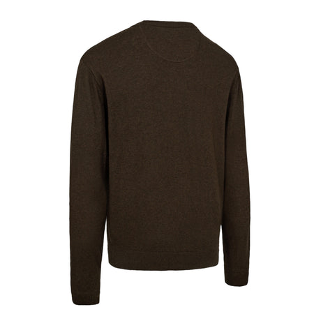 Deerhunter Harrington O-Neck Strik - Herre - Brown Melange