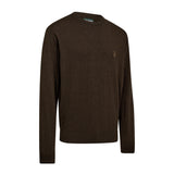 Deerhunter Harrington O-Neck Strik - Herre - Brown Melange
