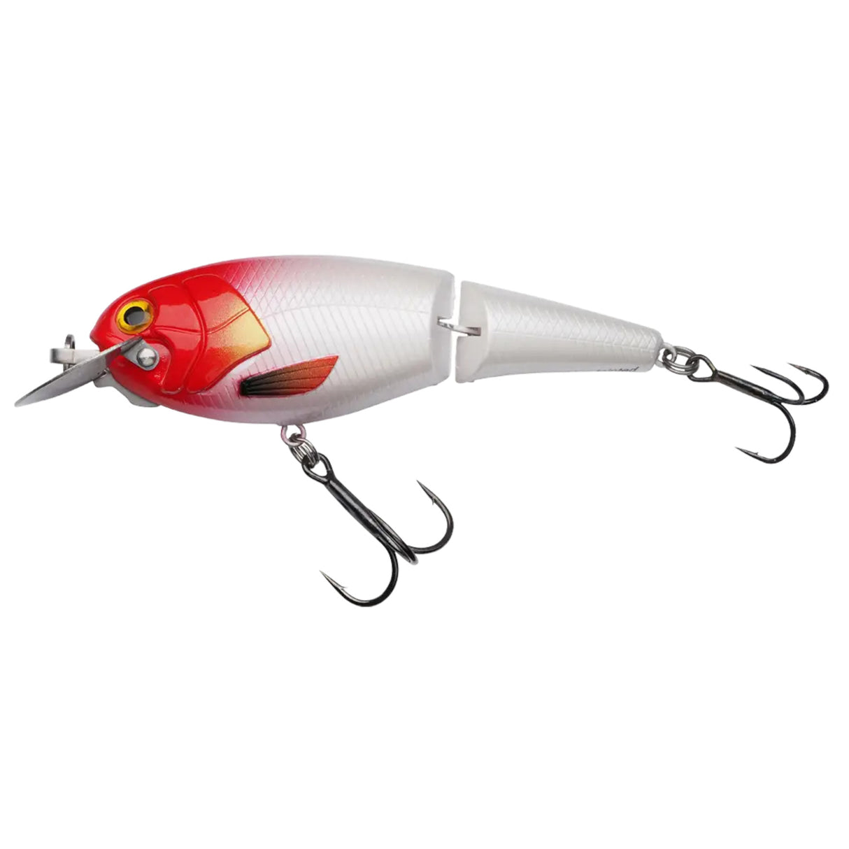 ABU Beast Hi-Lo Jointed Wobbler - Flydende - Red Head