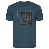 Härkila H-logo S/S T-shirt - Herre - Sea Blue
