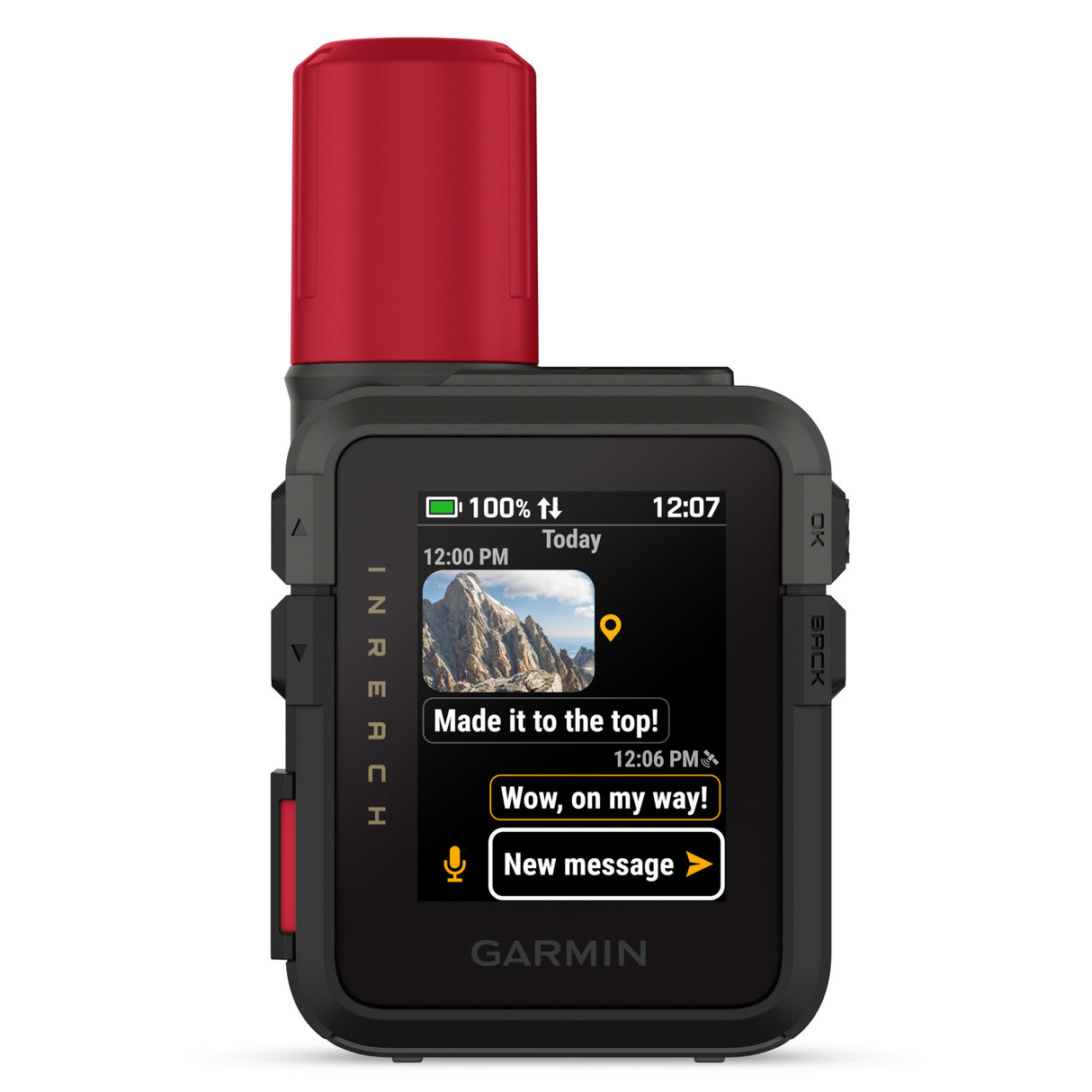 Garmin inReach® Mini 3 Plus GPS - Sort/Rød