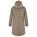 Fjällräven Kiruna Hydratic Padded Parka W Frakke - Dame - Suede Brown