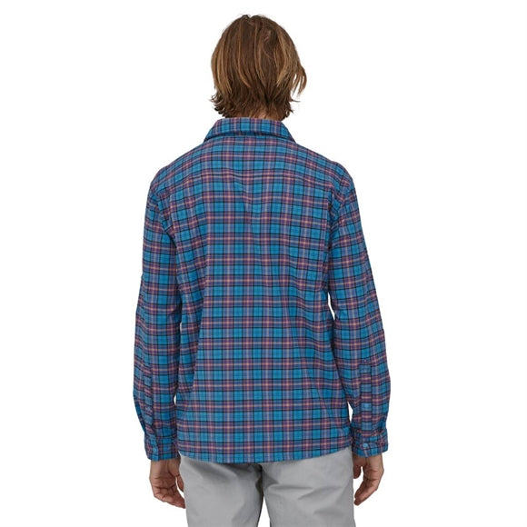 Patagonia M's Early Rise Stretch Skjorte - Herre - On the Fly Anacapa Blue