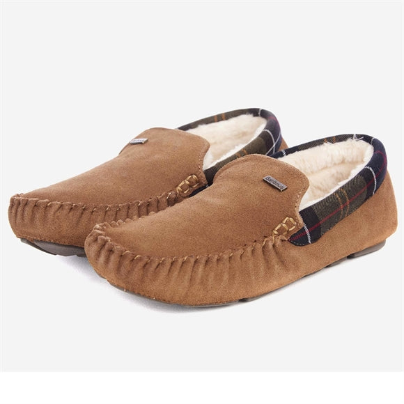 Barbour Monty Slippers - Hjemmesko - Herre - Camel Suede