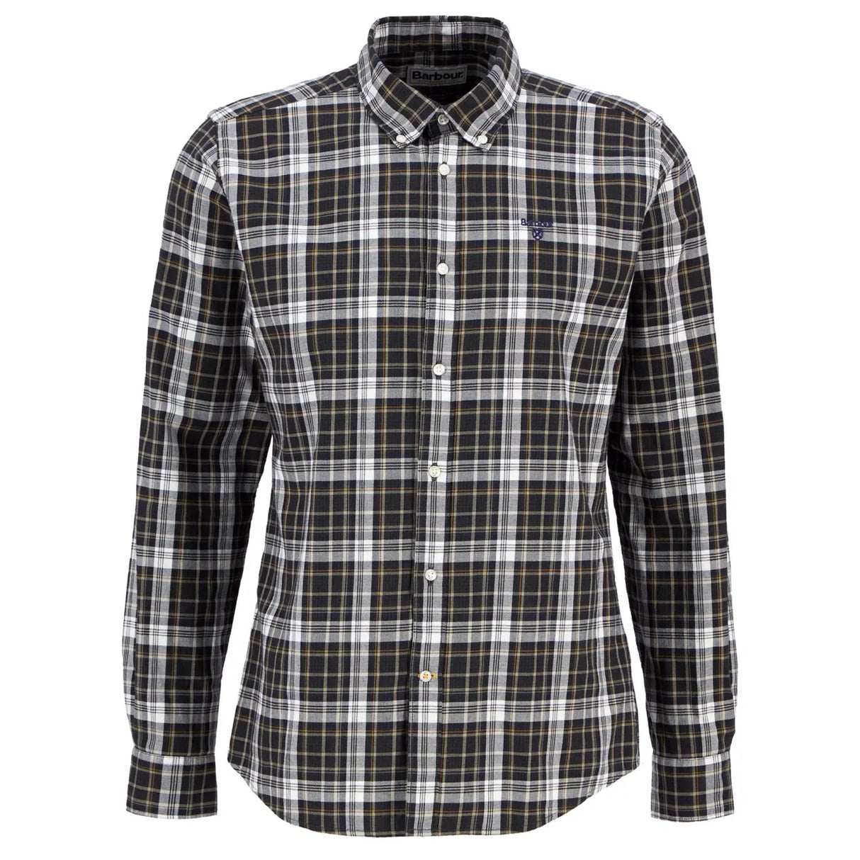 Barbour Mosswood Tailored Checked Skjorte - Herre - Olive