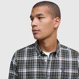 Barbour Mosswood Tailored Checked Skjorte - Herre - Olive