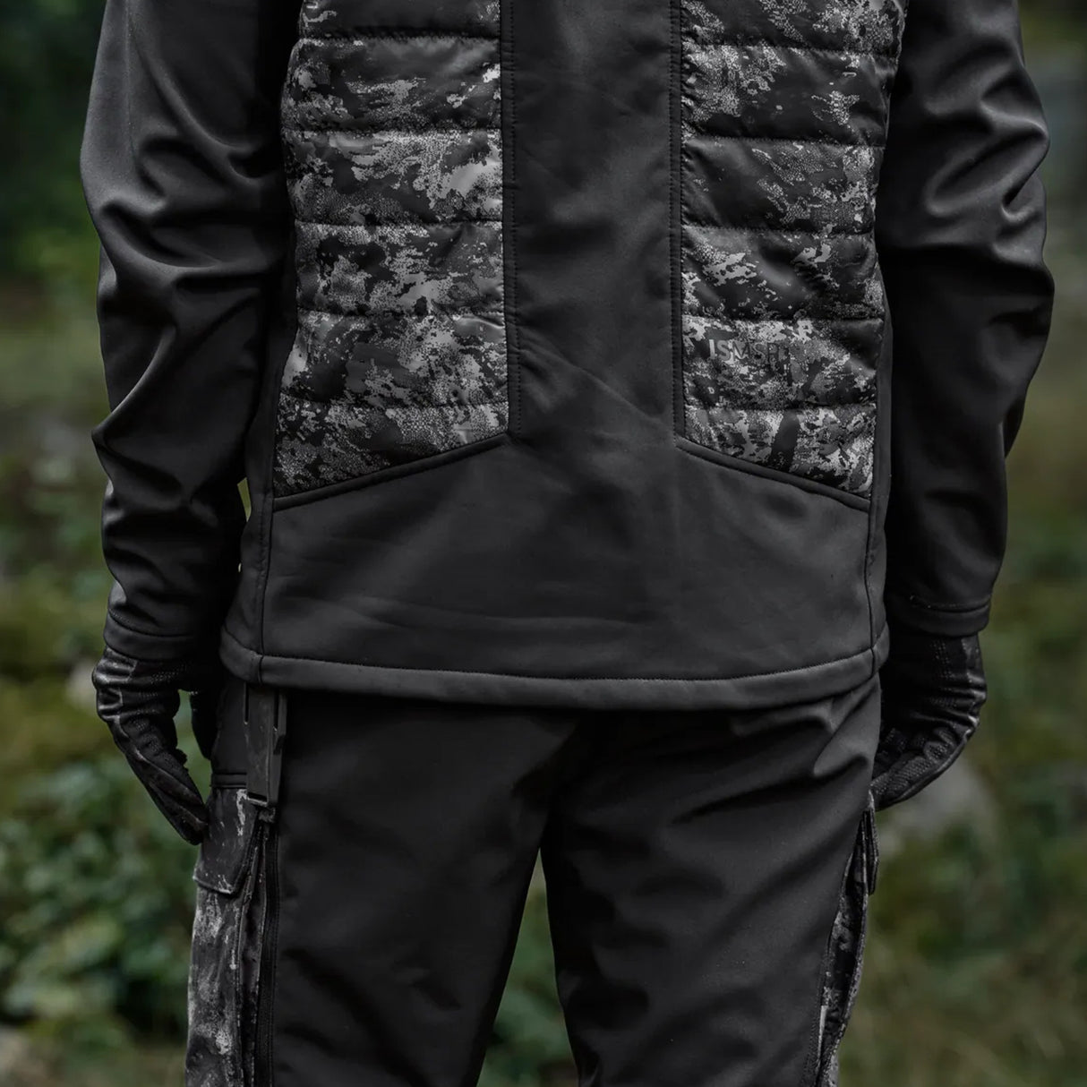 Härkila NOCTYX Camo Hybrid Jakke - Herre - AXIS MSP®Black/Black