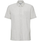 Barbour Nelson S/S Summer Skjorte - Herre - Stone