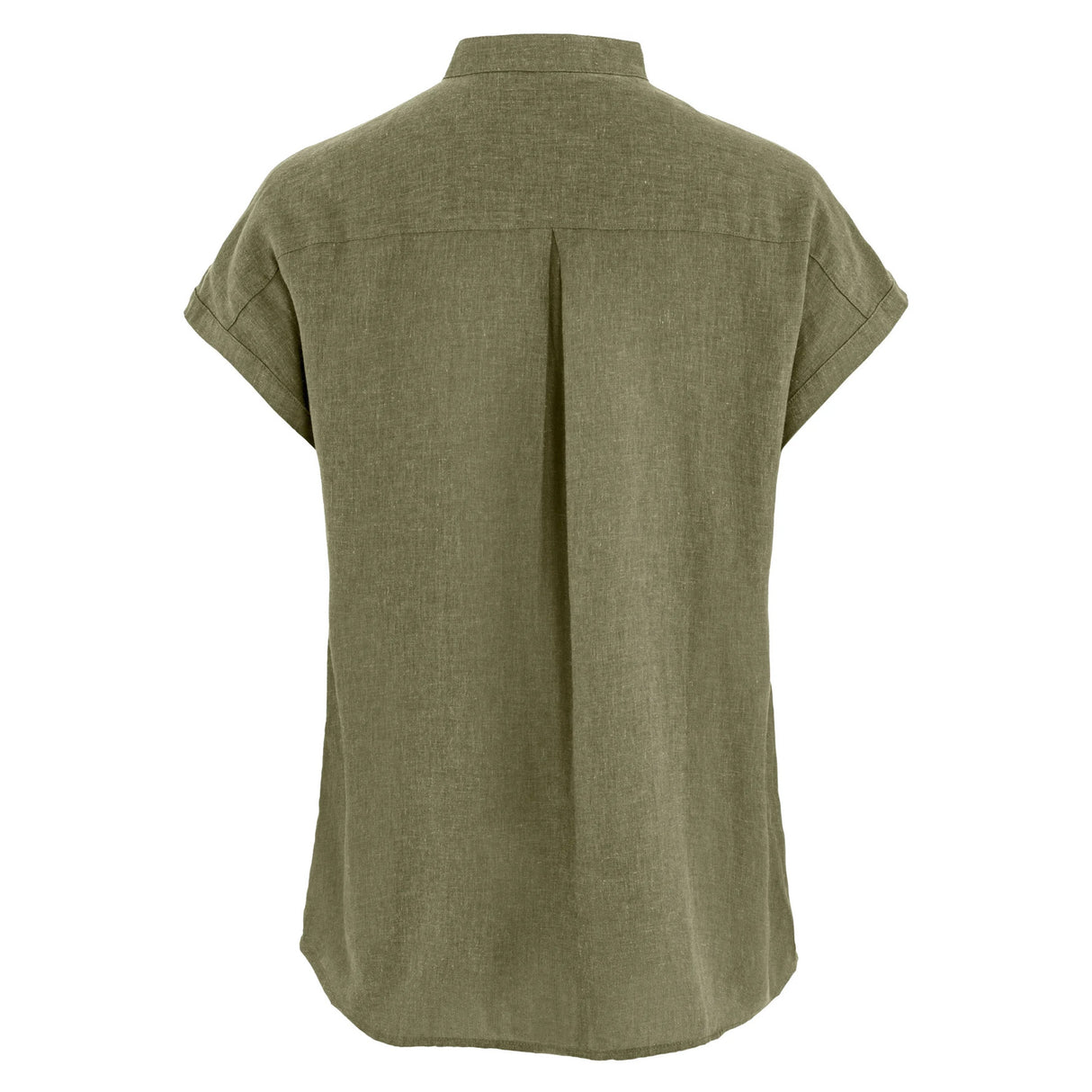 Fjällräven Övik Hemp Shirt SS W - Dameskjorte - Green