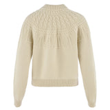 Fjällräven Övik Solid Jacquard Strik - Dame - Light Beige
