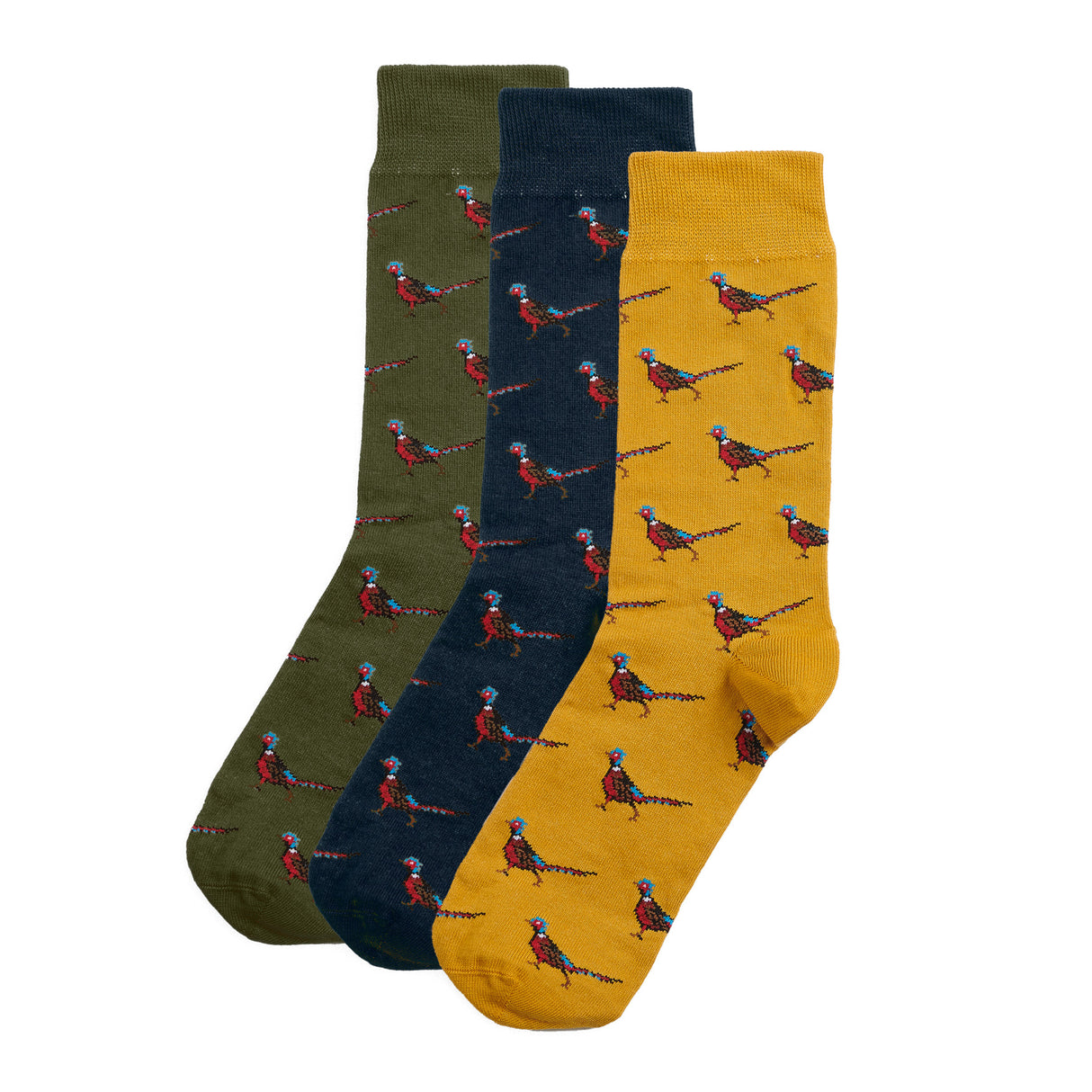 Barbour Pheasant Sokker Gaveæske - Herre - Forest Mist