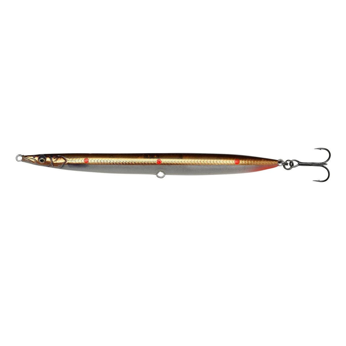 Savage Gear Sandeel Pencil Kystwobbler - Brown Copper Red Dots