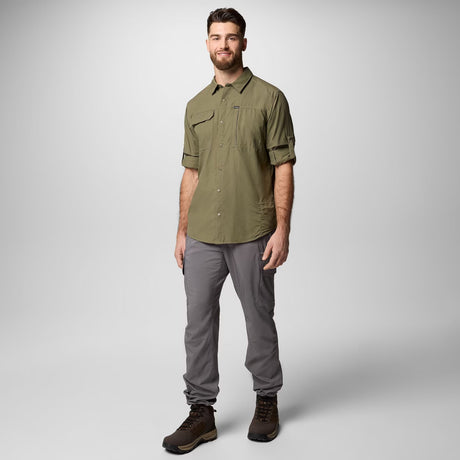 Columbia Skien Valley L/S Skjorte - Herre - Stone Green