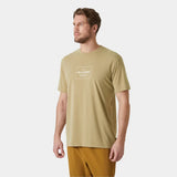 Helly Hansen Skog Graphic T-Shirt - Herre - Pebble