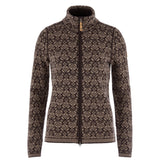 Fjällräven Snow W Cardigan - Damestrik - Suede Brown