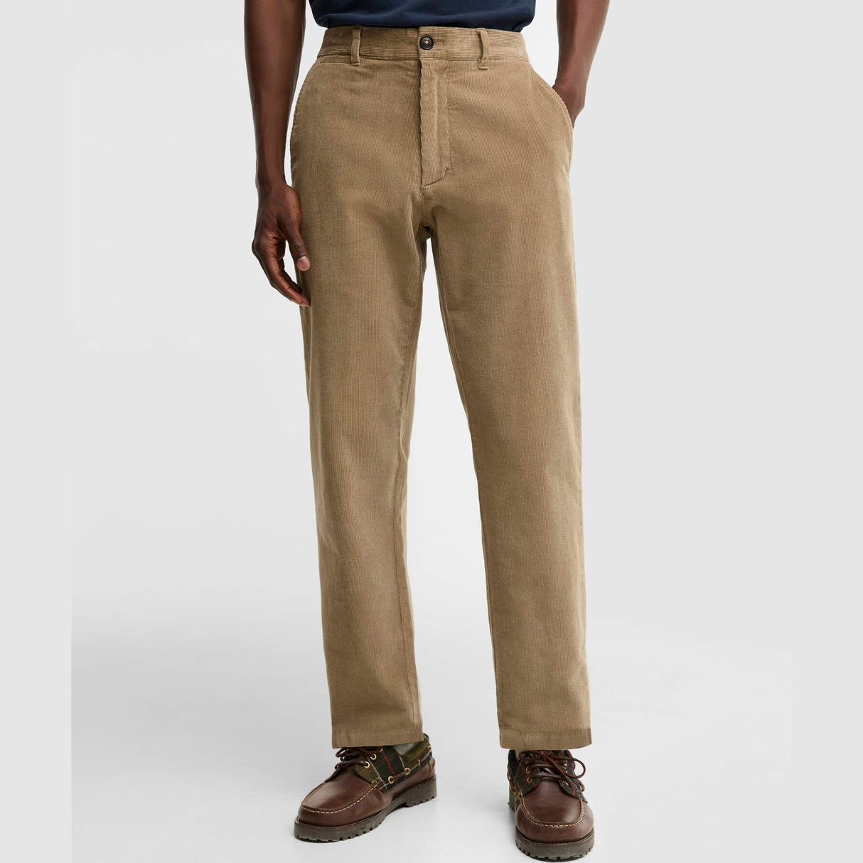 Barbour Stretch Cord Tailored Fløjlsbuks - Herre - Washed Stone