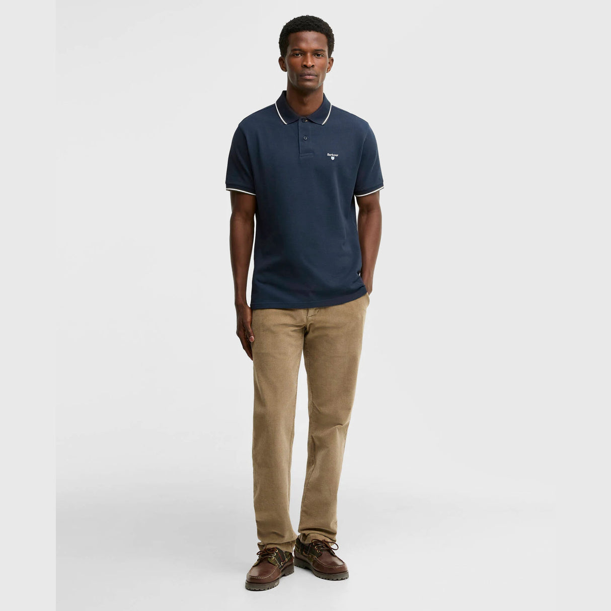 Barbour Stretch Cord Tailored Fløjlsbuks - Herre - Washed Stone