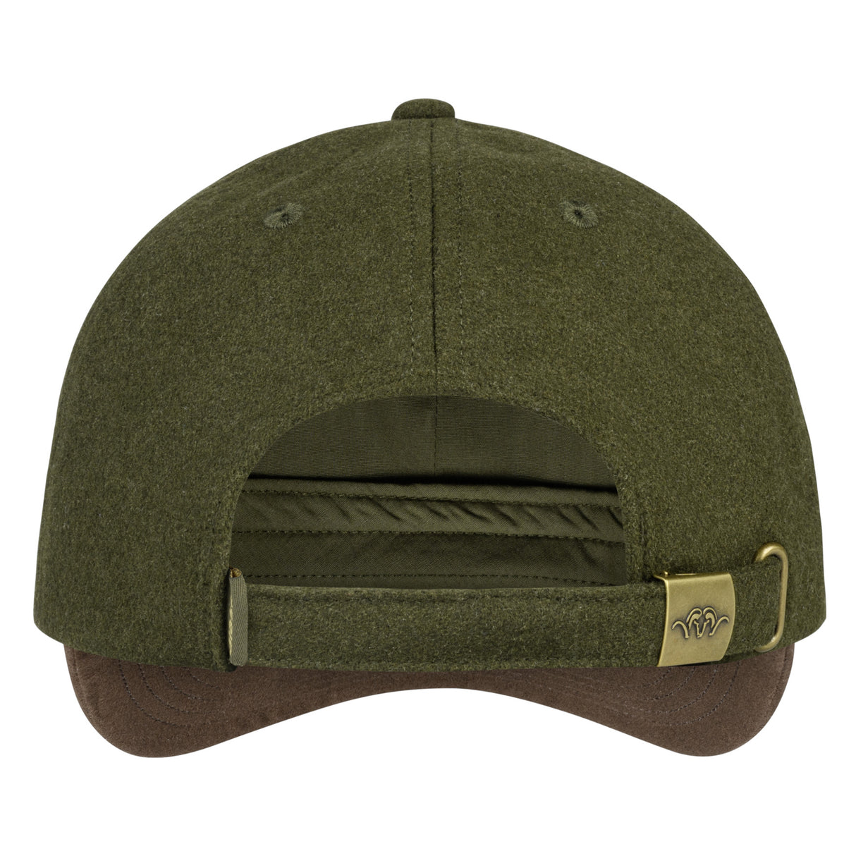 Blaser Suede Felt Kasket - Dark Olive/Dark Brown