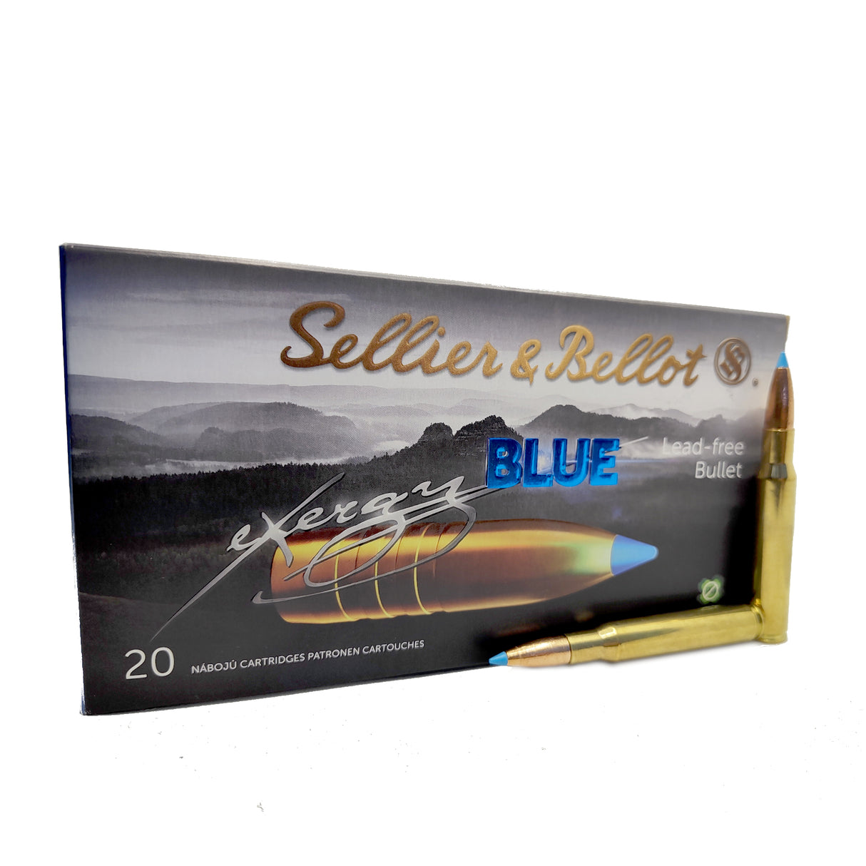 Sellier & Bellot Exergy Blue Riffelammunition - Kal. 308 Win.