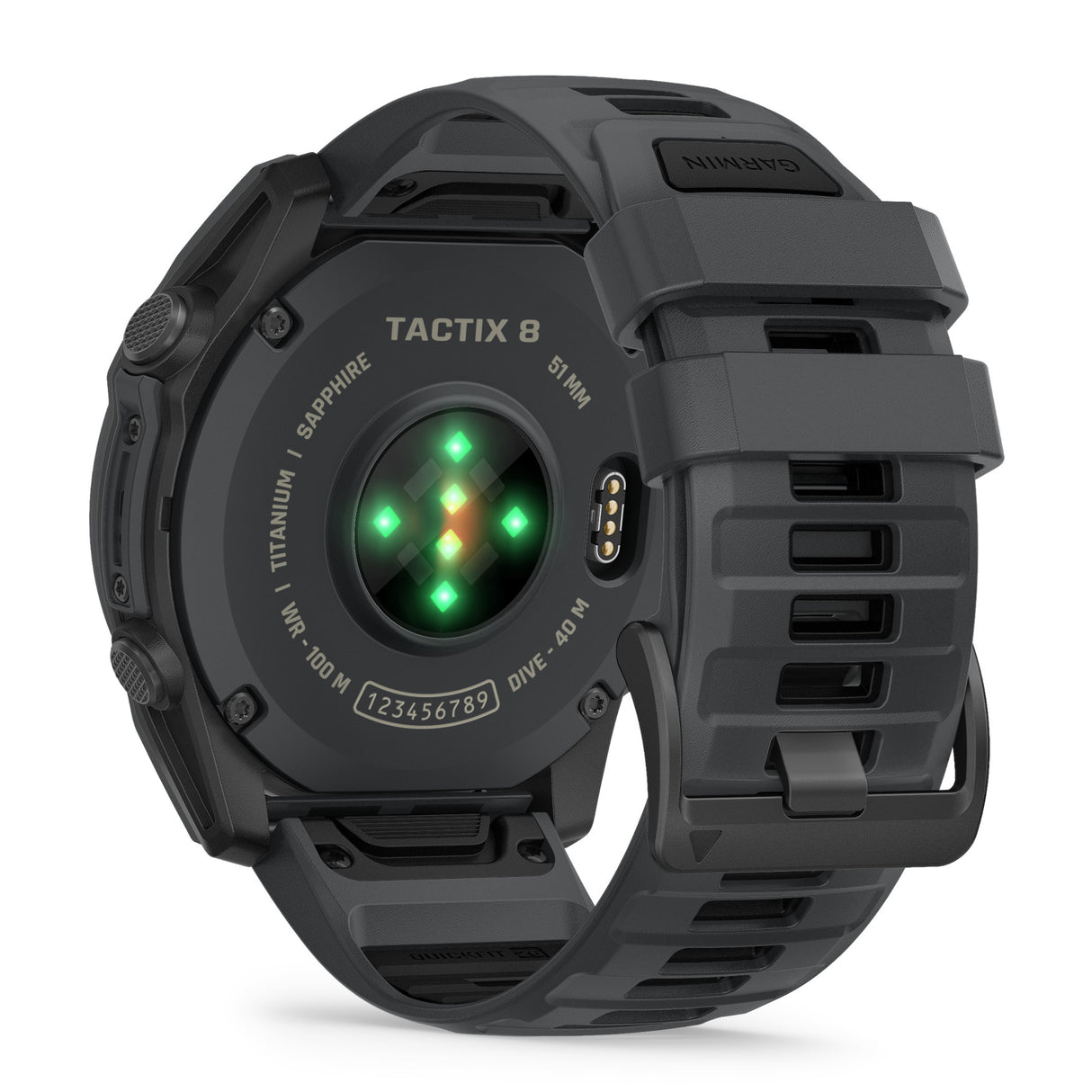 Garmin Tactix® 8 Cerakote Taktisk Smartwatch - AMOLED - 51 mm - Slate Grey
