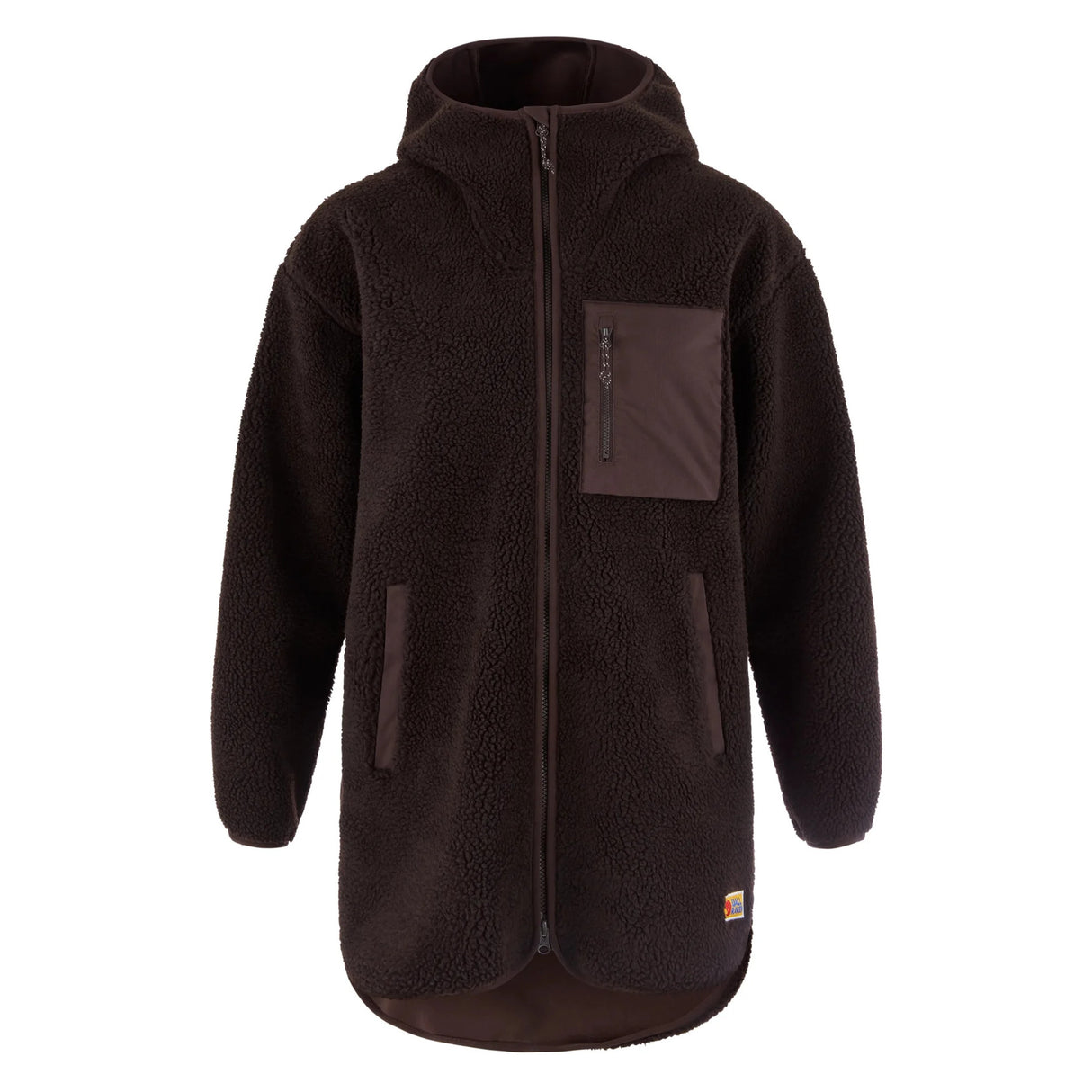 Fjällräven Vardag W Pile Fleece Long - Dame - Black Oak