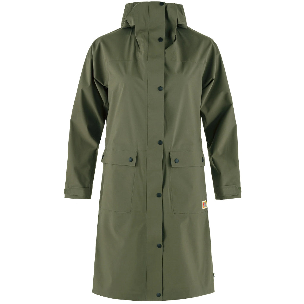 Fjällräven Vardag Rain Parka - Dame - Laurel Green