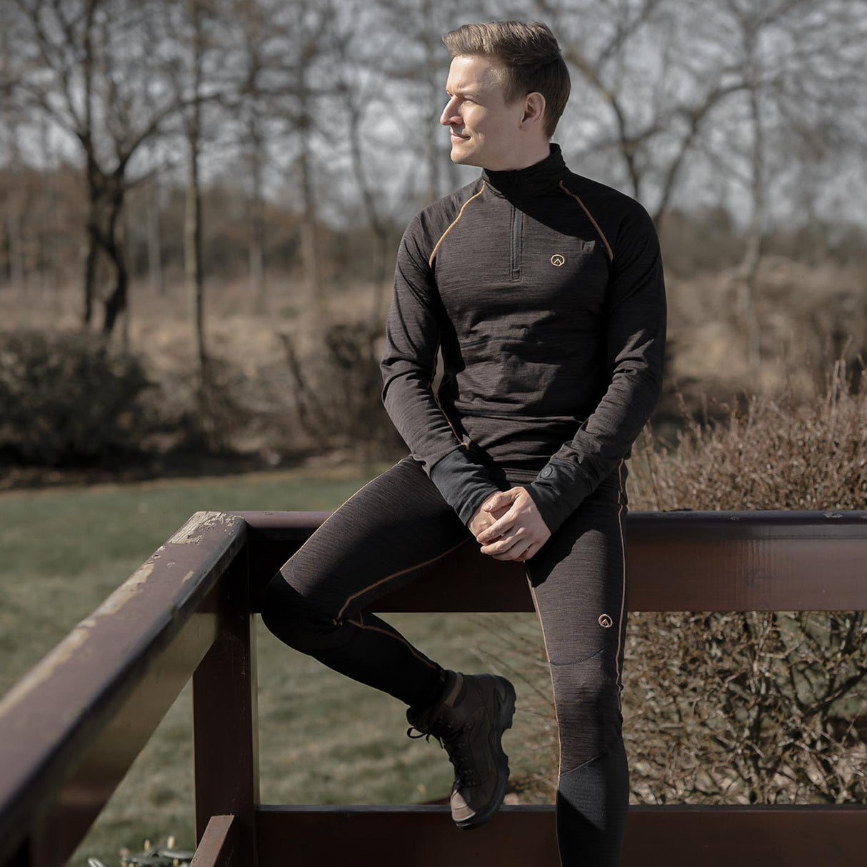 HappyHot Yukon Varmeunderbuks - Herre - Sort