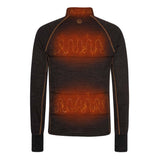 HappyHot Yukon ½-zip Varmeundertrøje - Herre - Sort