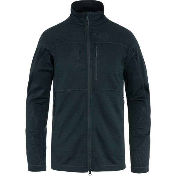 Fjällräven Abisko Lite Fleece Jacket M - Herre Fleecetrøje - Dark Navy