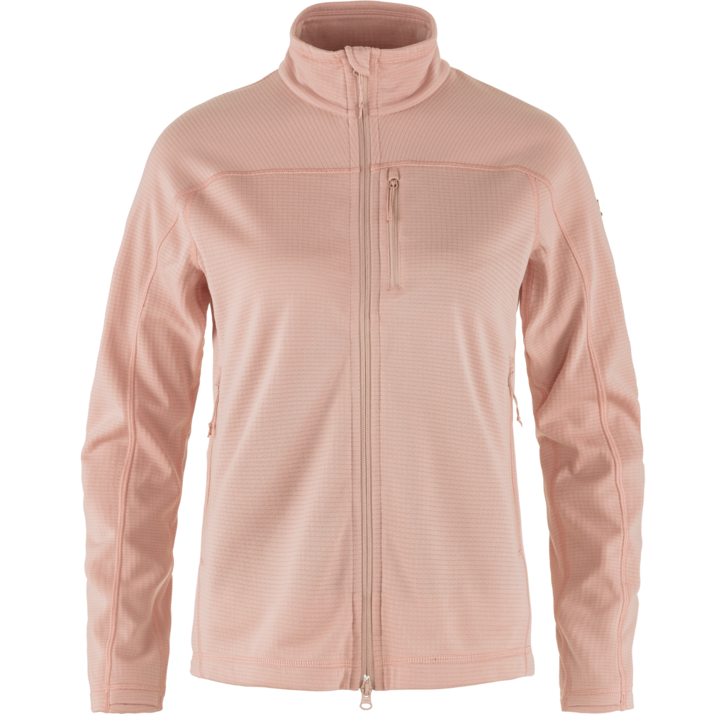 Fjällräven Abisko Lite Fleece Jacket W - Dame Fleecetrøje - Chalk Rose