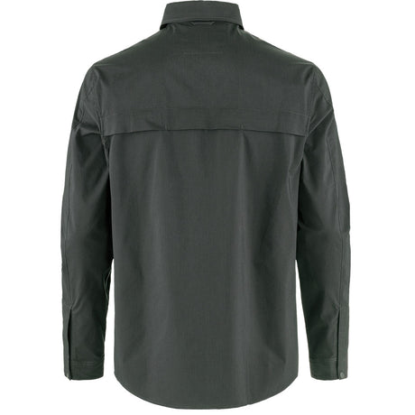 Fjällräven Abisko Trail Shirt LS M - Herreskjorte - Dark Grey