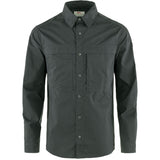 Fjällräven Abisko Trail Shirt LS M - Herreskjorte - Dark Grey