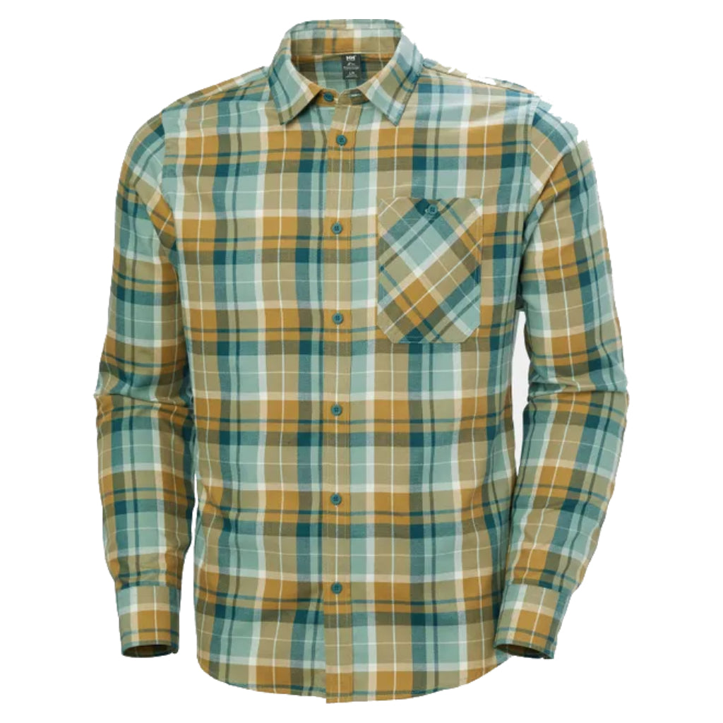 Helly Hansen Aker Flannel LS Skjorte - Herre - Lynx Coast Plaid