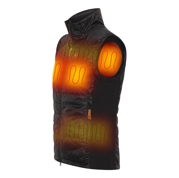 Happyhot Alaska Deluxe Varmevest - Herre - Sort